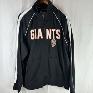 San Francisco Giants Full Zip Hoodie Sweater Jacket Mens Size XL‎ 47 Brand